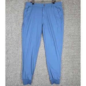 Redvanly Mens Jogger Pants Blue Golf Athletic Performance Size Large